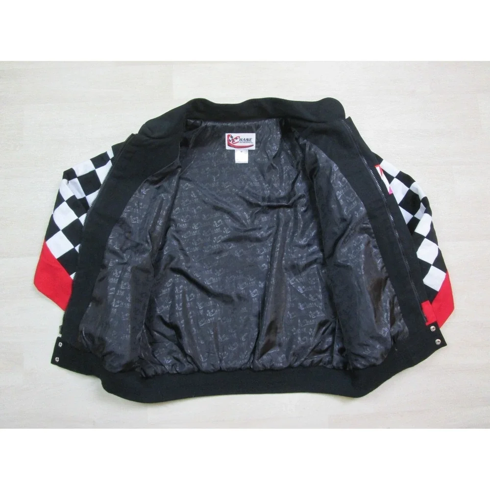 Vintage Chase Authentics Nascar Jacket (M) Checkered Flag Race Promo Winston Cup